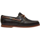 Timberland Cedar Bay Essential Boat Shoe Vert Foncé Cuir Pleine Fleur Taille : 45