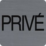 Exacompta 67177E Plaque adhésive Privé FR