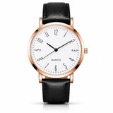 LGT JWLS Regent Herenhorloge Roségoudkleurig met Zwarte Band