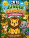 Cute Jungle Animals Coloring Book