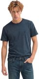 Superdry - SD&Co Logo Geborduurde T-shirt - Heren - T-shirts - Donkerblauw grit/Puur marineblauw - Maat L