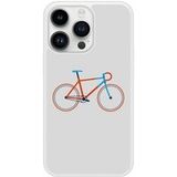 Apple iPhone 14 Bike color hipster verstevigd hoesje met sublimatie bedrukking
