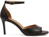 Kazar Classic black sandals with full heel