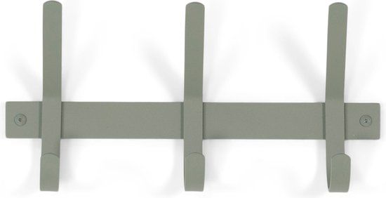 Spinder Design Dexter 3-Hook Wall Coat Rack - Dusty Green