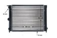 MAHLE CR 344 000S Radiateur du moteur ailettes jointes mécaniquement, boîte de vitesses manuelle