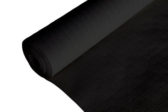 Cosy&Trendy Tafelkleed op Rol - Papier - Zwart - 1.18 x 20 m