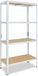 Shelfplaza HOME metalen stellingkast - 155x90x45 cm - wit - 4 planken