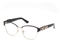 Guess GU2984 005 Cat Eye Volledig omrand gold Metaal/Kunststof/Carbon Vrouwen Bril