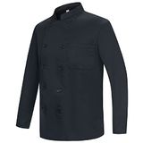 MISEMIYA - Chaqueta Cocinero Hombre - Chaqueta de Chef Hombre - Uniform Hosteleria - Ref.842 - L, Chaquetas Cocinero 842 - zwart