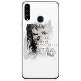 ERT GROUP mobiel telefoonhoesje voor Samsung A20S origineel en officieel erkend Star Wars patroon Chewbacca 004