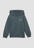 s.Oliver Sweatvest donkergrijs / wit
