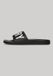 Superdry Vegan Core badslippers Dames Zwart/Wit