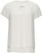 s.Oliver Chemisier Col en V Manches Courtes Uni Polyester Écru Femme 34