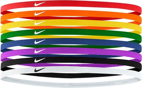 Nike Skinny Hairbands 8-Pack - Diverse Kleuren - Unisex