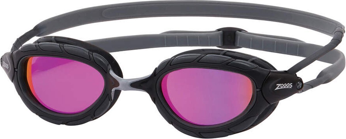 Zoggs Predator Titanium Zwembril Grey Black Mirrored Pink Regular Fit