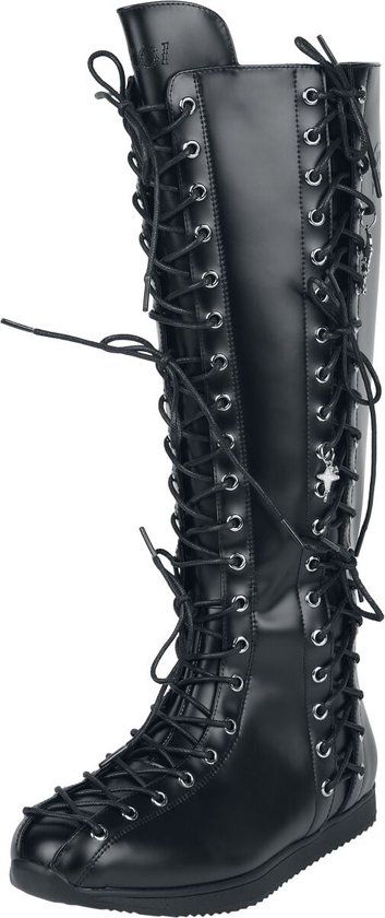 Koi NUMINOUS LACE UP CHARM LONG BOOTS - Zwart - EU40