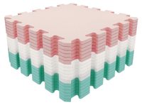 Tapis de fitness - Puzzle - 30 x 30 x 1 cm - 18 pièces - Mousse EVA