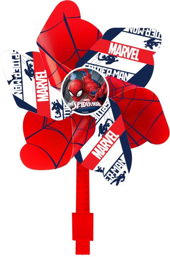 4KidsOnly Seven Polska Windmolentje Spider-man 17 Cm Rood