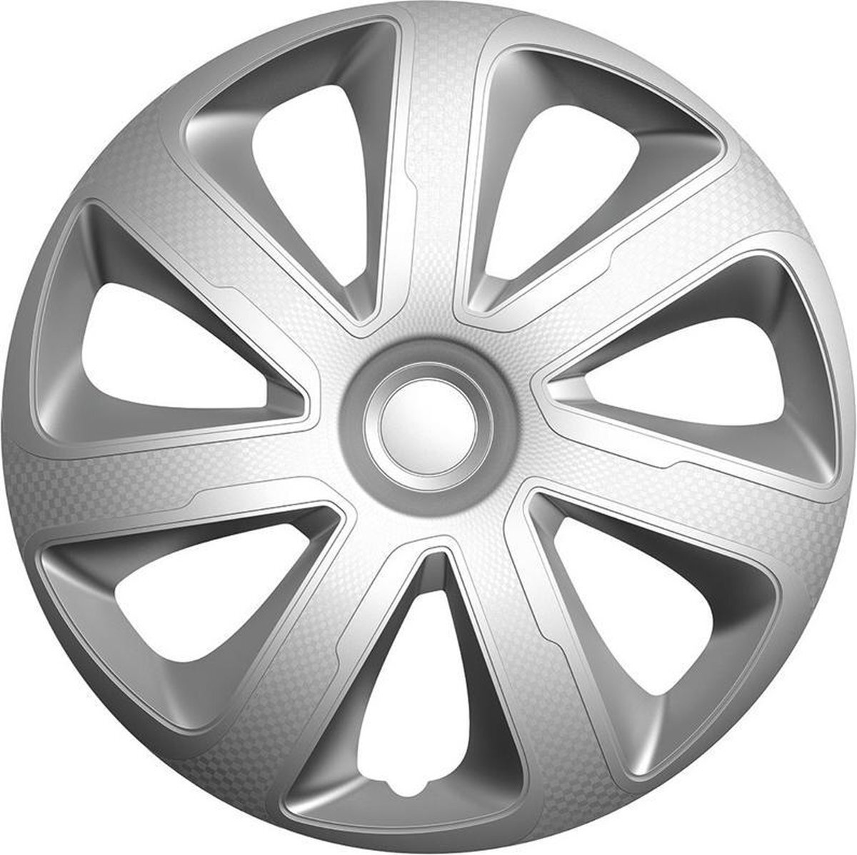 AutoStyle Wieldoppen 16 inch Livorno Zilver - ABS