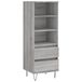 VidaXL Hoge kast, grijs Sonoma, 40x36x110 cm, houtvezel