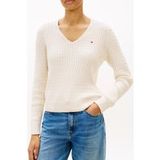 Tommy Hilfiger Pull en maille pour femme Coton XS