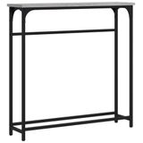 VidaXL Wandtafel 75x19,5x75 cm bewerkt hout grijs sonoma eikenkleurig