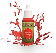 The Army Painter | Warpaint | Mythical Orange | Acrylic Non-Toxic Heavily Pigmented Water Based Paint for Tabletop Roleplaying, Boardgames, and Wargames Miniature Model Painting