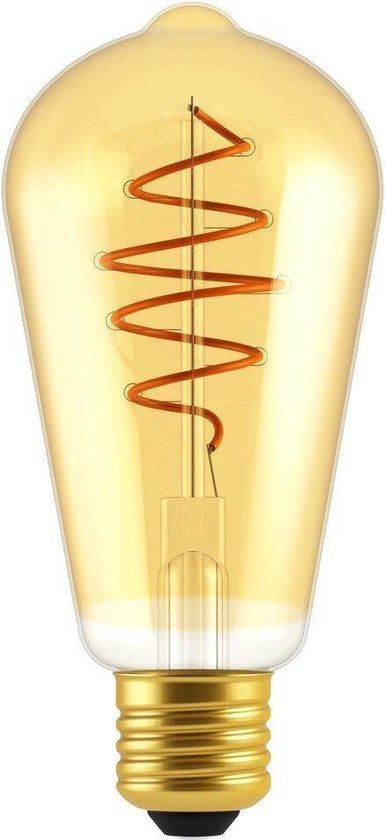 Nordlux LED Edison ST64 - 5W - E27 - Goud Spiraal