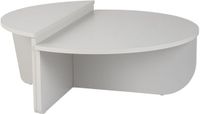 Merkloos Houten salontafel Orion 90 x 60 x 30 cm - Grijs