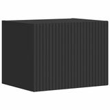 vidaXL TV-wandkast 39 x 31 x 29,5 cm Zwart Bewerkt Hout