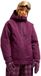 Roxy Crystal Clear Anorak Jacket Women XS Blackberry Wine Colorblock Polyester
