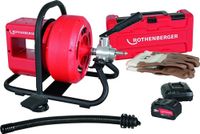 Rothenberger Accu-pijpreinigingsmachine | voor buis d. 40-100 mm | 18 V 8 Ah | 1 stuk