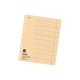 FALKEN 80001688 100 stuks verdelers. Gemaakt in Duitsland. Gemaakt van gerecycled karton voor DIN A4 zeem verdelers mappen index kalenders Blauwe Engel,chamois
