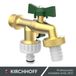 KIRCHHOFF MS Twee-Weg-Kogel-Tapkraan - 3/4"BU x 1"BU x 1"BU