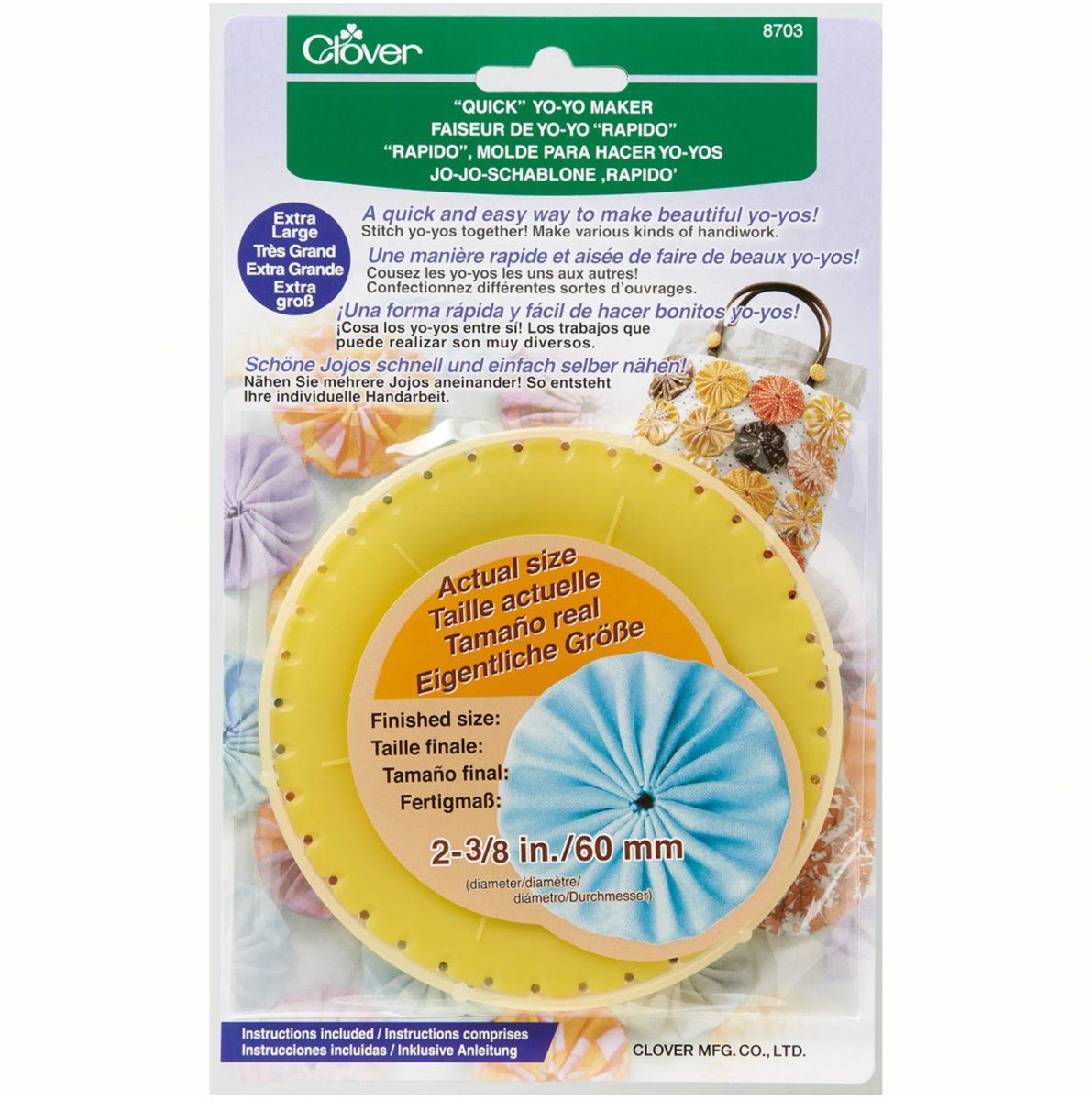 Clover 8703 MID(H71,4,10) Jo-jo-sjabloon XL, c1
