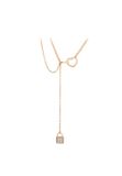 NAEMI Halsketting Rosé Goud Koper 42 cm