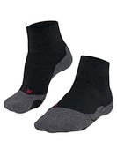 FALKE TK2 Short anti-blaar dik wol functioneel materiaal wandelsokken heren zwart - maat 46-48