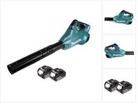 Makita DUB 362 F accu bladblazer 2x18V + 2x accu 3.0Ah - zonder lader