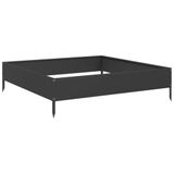 vidaXL Jardinière surélevée 100x100x26 cm acier noir