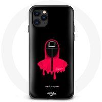 Maniacase Tasje voor iPhone 11 Pro Max Inktvis spel vierkant