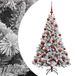 vidaXL Kunstkerstboom met ballen 150 cm 150 LED's Warmwit