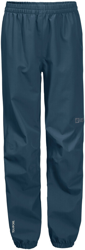 Jack Wolfskin Jack Wolfskin Rainy Days Pants Kids, blauw 164 2023 Trekking- & Wandelbroeken