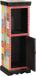 vidaXL Ladekast Multikleur Massief Mango Hout 30 x 30 x 90 cm