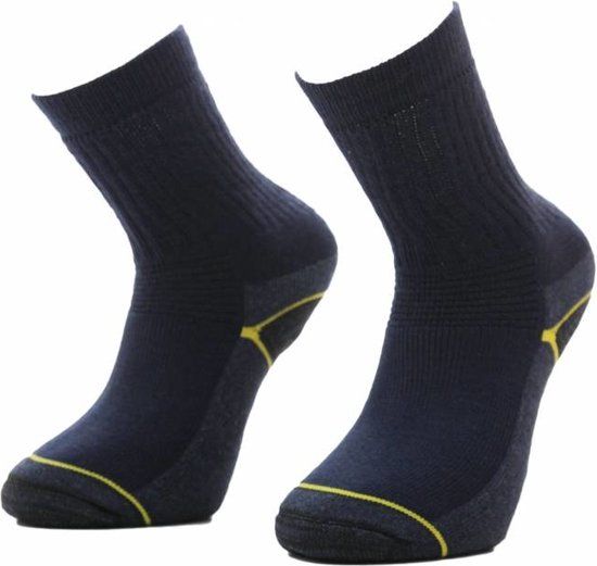 Stapp Yellow All Round 2-Pack Heren Sokken - Marine - Maat 39/42