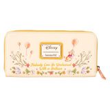 Loungefly Disney Winnie de Poeh portemonnee met ritssluiting rondom, Geel, Poeh, 8" x 4" x 1"