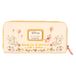 Loungefly Disney Winnie de Poeh portemonnee met ritssluiting rondom, Geel, Poeh, 8" x 4" x 1"