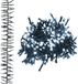 vidaXL Lichtslinger cluster met 2000 LED's koudwit 17 m PVC