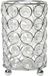 Elegant Designs HG1001-CHR Decoratieve bloemenvaas, kaarsenhouder, bruiloftsstuk, make-upkwast of pennenorganizer, beker, 12,7 cm, chroom