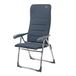 Crespo Al/215-ae-82 stoel 7 pos. Aluminium stof air-elegant