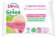 Love & Green Milieuvriendelijke reinigingsdoeken, 20 doeken, Cosmo Natural gecertificeerd door Ecocert en FSC